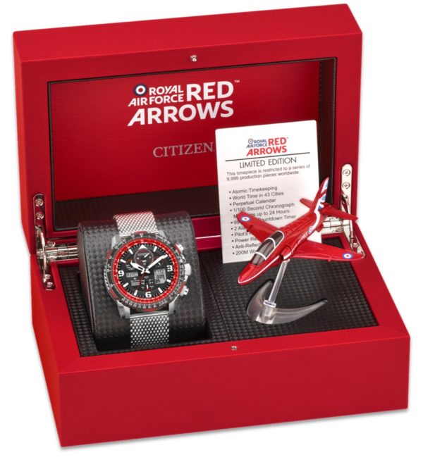 citizen red arrows watch instructions