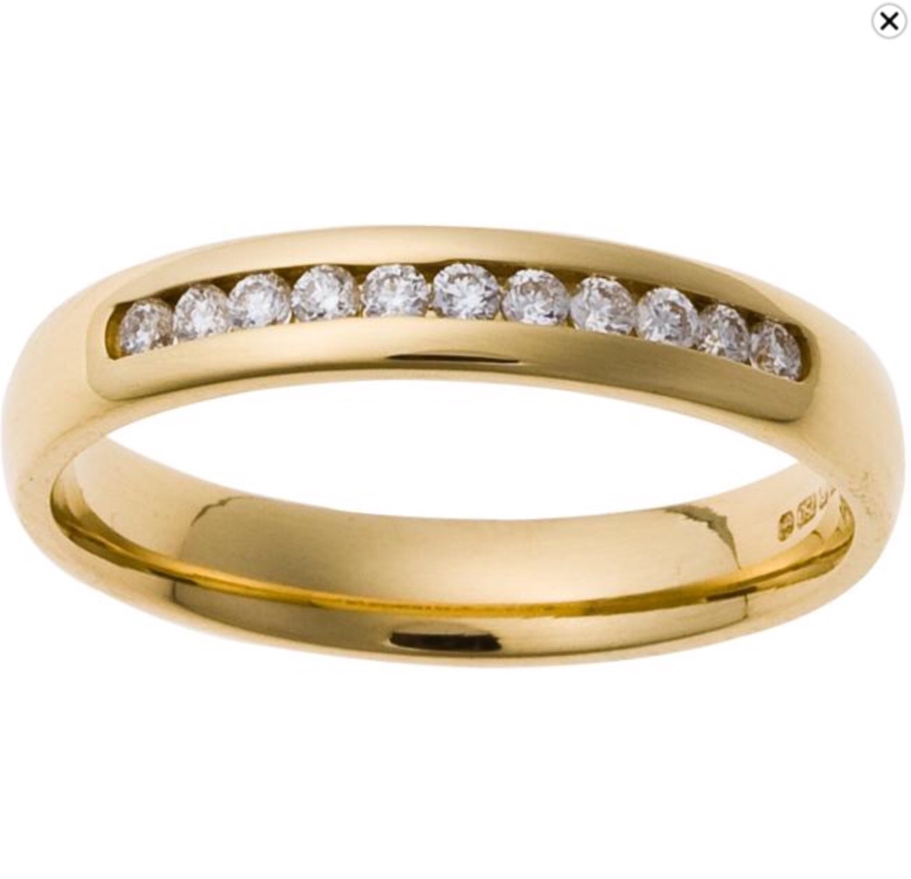 Lady’s Wedding Ring Pattern 200 Set with 11 Diamonds - John Rattigan ...