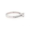 18ct White Gold Solitaire With Channel Set Shoulders - Image 2