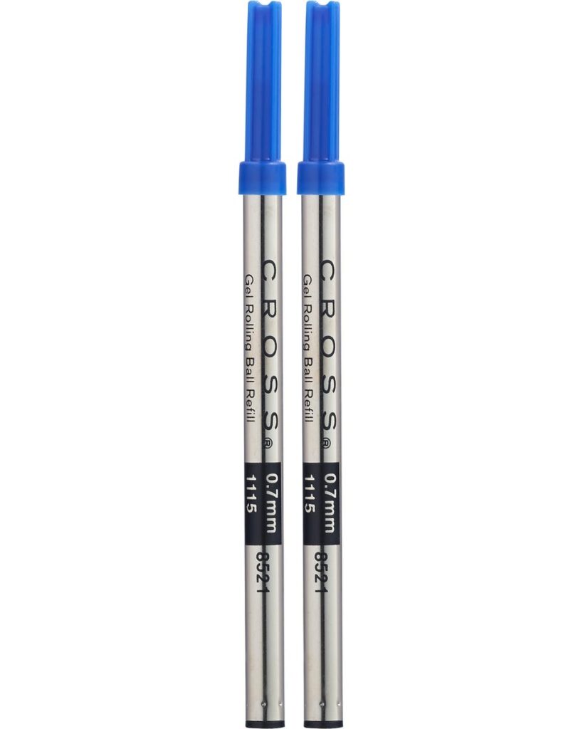 Cross Selectip Gel Rollerball Pen RefillBlueDual Pack 85212 John