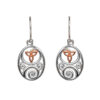 House of Lor Celtic Earrings with Trinity Knot H30037
