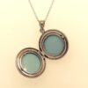 Sterling Silver Round Locket SPD233C1 - Image 2