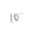 TI SENTO - Milano Hoop Cz Earrings 7210ZI - Image 5
