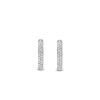 TI SENTO - Milano Cz Hoop Earrings 7248ZI - Image 2