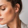 TI SENTO - Milano Hoop Cz Earrings 7210ZI - Image 2