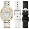 Bulova Lady’s Duality Watch & Straps Set 98X134