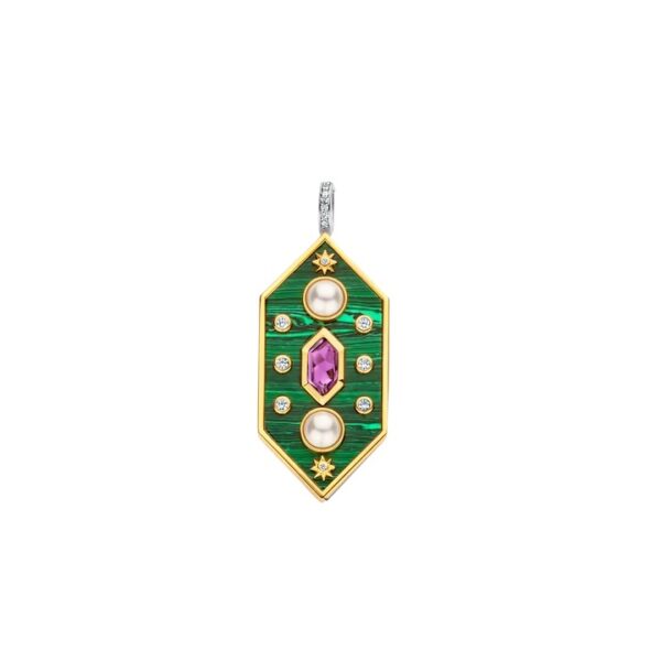 TI SENTO Malachite Pendant 6825MA