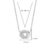 TI SENTO Double Circles Necklace 3915ZI - Image 5