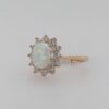 9ct Opal & Cz Dress Ring - Image 3