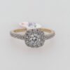 9ct Halo Cz Promise Ring