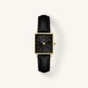 Rosefield Boxy XS Black Leather QBBLG Q53