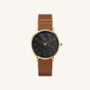 Rosefield West Village Black Cognac WBCLG W96