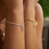 Chlobo Mini Cube Interlocking Love Heart Bracelet GMCFB1096 - Image 2