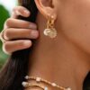Chlobo Gold Dream Waves Oval Hoops GEH35153541 - Image 3
