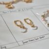 Chlobo Gold Dream Waves Oval Hoops GEH35153541 - Image 2