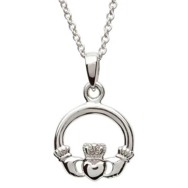 Shanore Sterling Silver Claddagh Necklace SP 2116