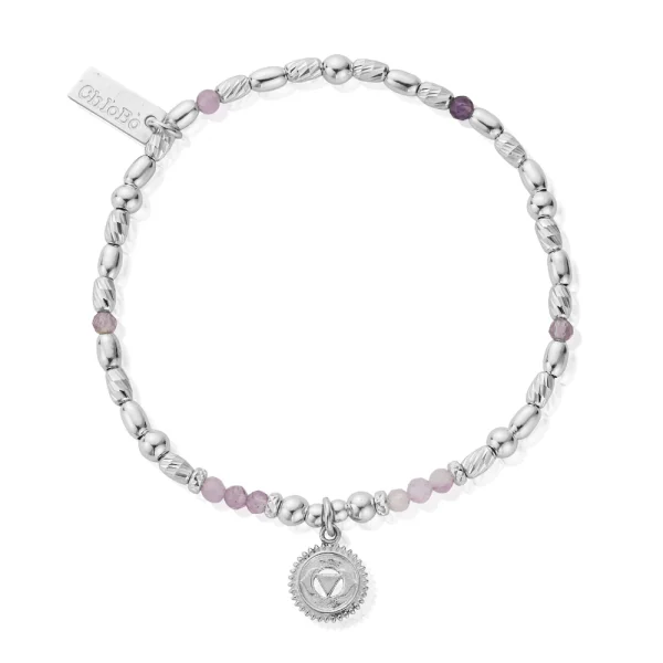 Chlobo Silver Third Eye Chakra Bracelet SBLA683