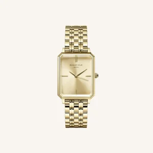 Rosefield Octagon Champagne Watch OCGSG-065