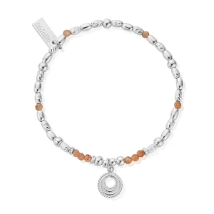 Chlobo Silver Sacral Chakra Bracelet SBPM679