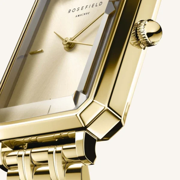 Rosefield Octagon Champagne Watch OCGSG-065 - Image 4