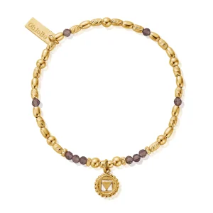Chlobo Root Chakra Bracelet Gold Plated GBSQ770