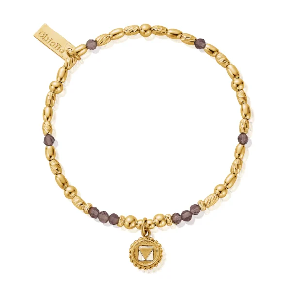 Chlobo Root Chakra Bracelet Gold Plated GBSQ770