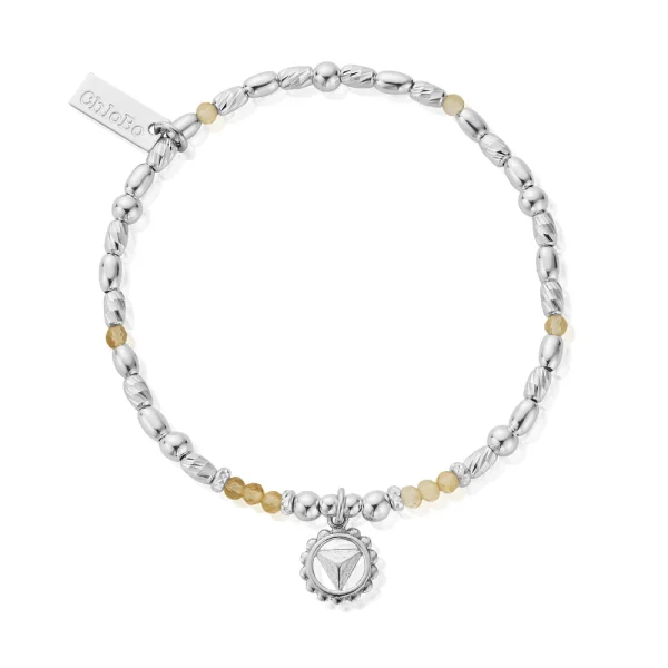 Chlobo Silver Solar Plexus Chakra Bracelet SBC680