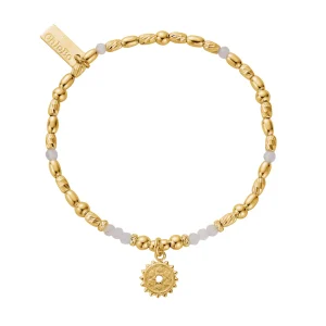 Chlobo Crown Gold Plated Chakra Bracelet GBMS769