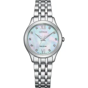 Citizen Lady’s Silhouette Diamond Watch EM1010-51D