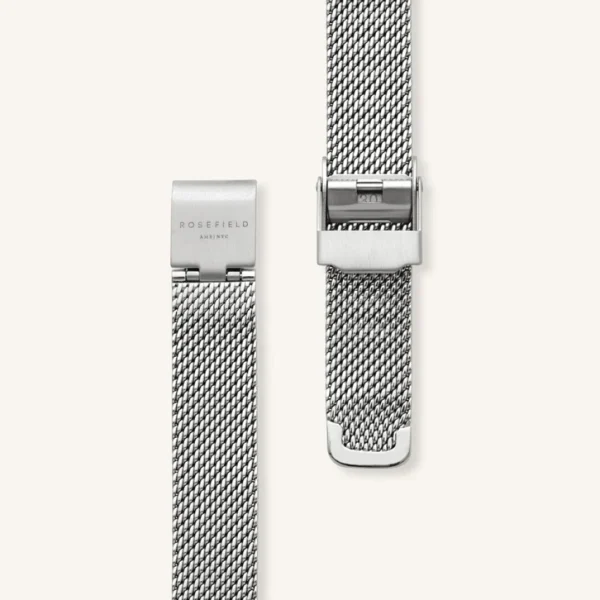 Rosefield Octagon XS Mesh Silver Watch OWSMS-O74 - Image 5