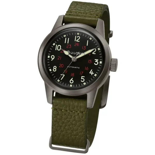 Bulova Gents Hack Automatic Watch 98A255 - Image 4