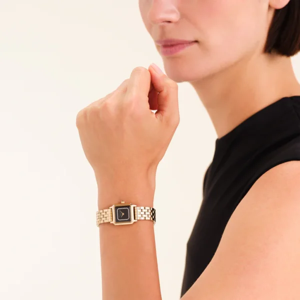 Rosefield Boxelle Black Crystals Frame Watch BBGSG-B09 - Image 2