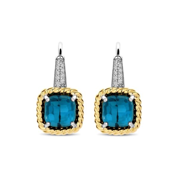 TI SENTO Dark Blue Earrings 78042DB - Image 2