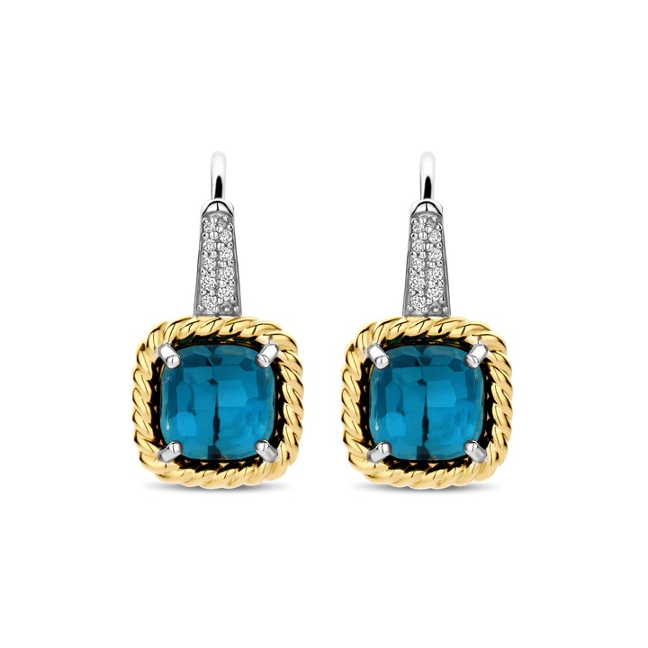 TI SENTO Dark Blue Earrings 78042DB - Image 2