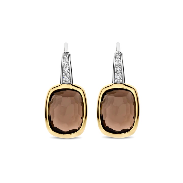 TI SENTO Smokey Brown Earrings 78041SQ - Image 2