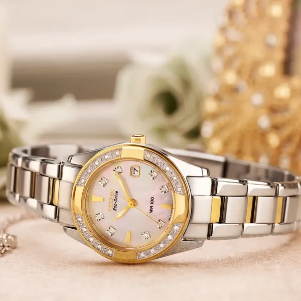 Citizen Lady’s Regent Diamond Watch EW1824-57D - Image 3
