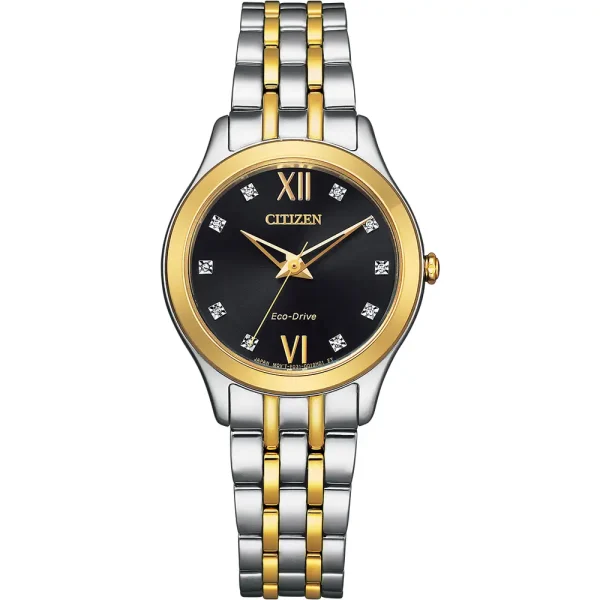 Citizen Lady’s Silhouette Diamond Watch EM1014-50E