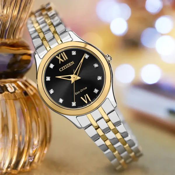 Citizen Lady’s Silhouette Diamond Watch EM1014-50E - Image 4