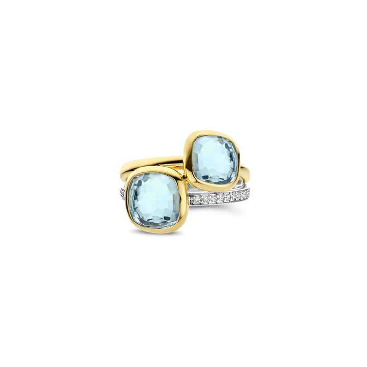 Ti Sento Double Cushion Ring 12412TY - Image 4