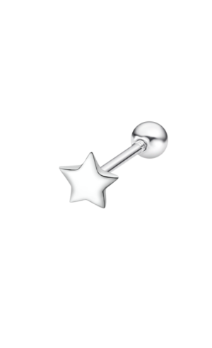 Lotus Silver Helix Star Earring LP3365-9/1