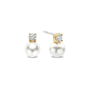 TI SENTO Pearl & Cz Earrings 78060YP