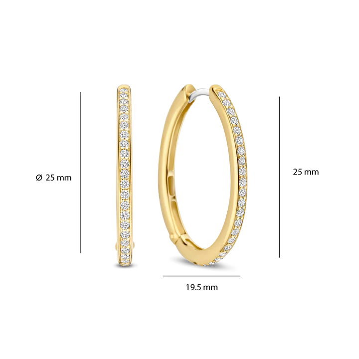 TI SENTO Large Hoop Earrings 7789ZY - Image 7