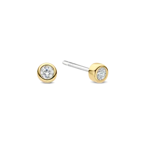 Ti Sento Classic Round Zirconia Earstuds 78057ZY