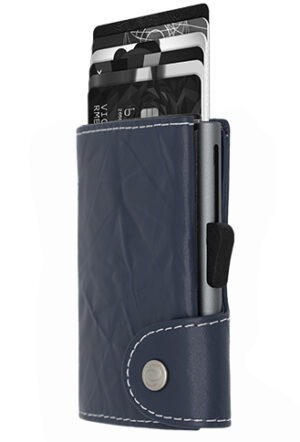 C Secure Blue Marino Grey Wallet