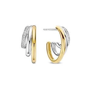 Ti Sento Zirconia Structure Earrings 78068ZY