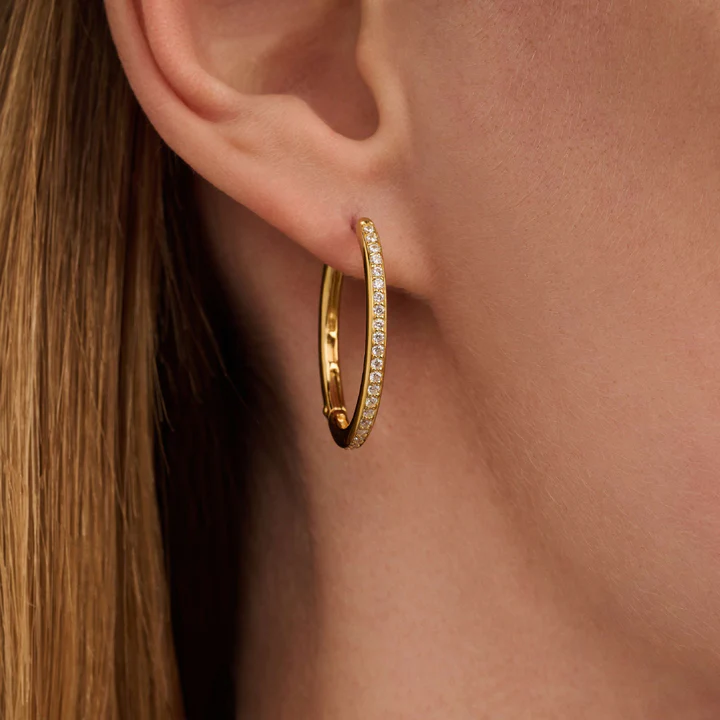 TI SENTO Large Hoop Earrings 7789ZY - Image 2