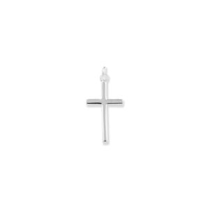 Sterling Silver Plain Cross with 16” chain SP150A