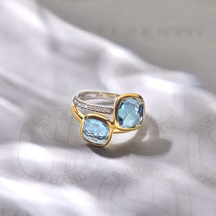 Ti Sento Double Cushion Ring 12412TY - Image 6