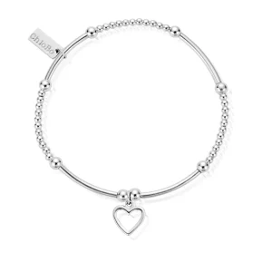 ChloBo Cute Mini Open Heart Bracelet SBCM007