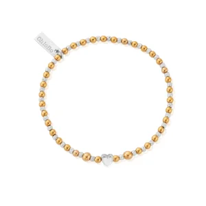 ChloBo Mixed Metal Inset Heart Bracelet GMBHEART